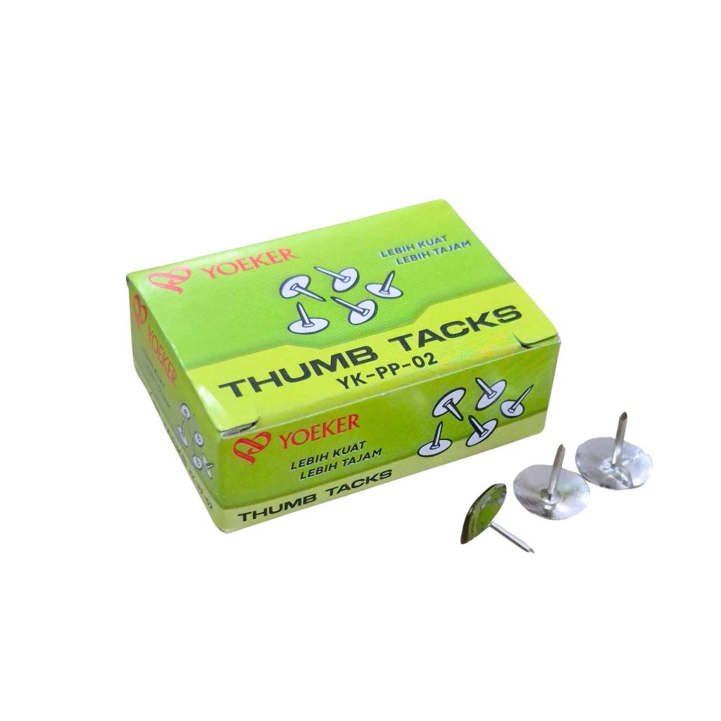 

Paku Tindis Yoeker YK-PP-02 ( Thumb Tacks )