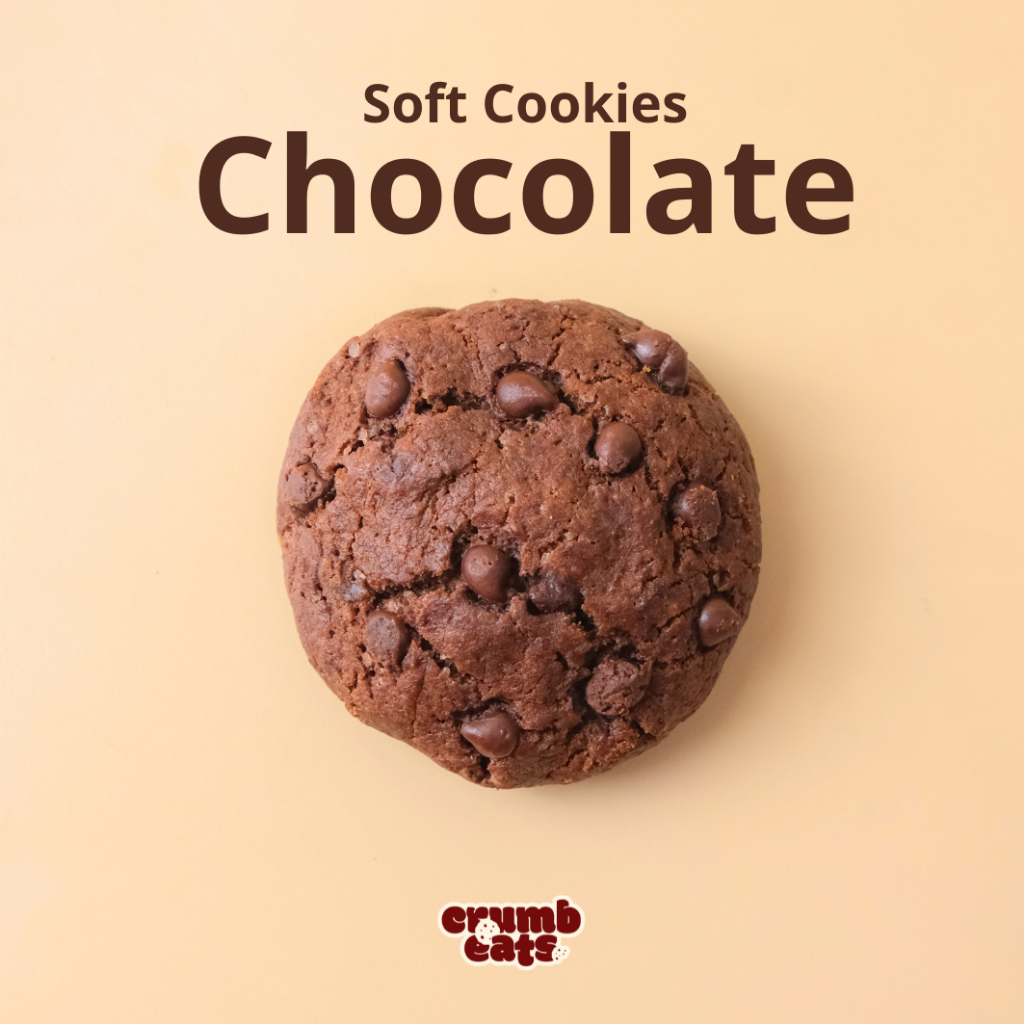 

CrumbEats-Soft Cookies- Soft Baked Chewys Cookies-Chocolate