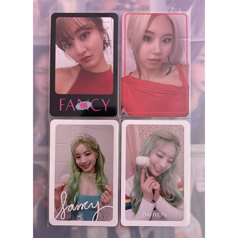 TWICE PHOTOCARD OFFICIAL ALBUM FANCY JIHYO CHAEYOUNG DAHYUN