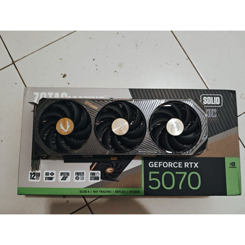 Nvidia zotac solid oc rtx 5070 12gb 192 bit