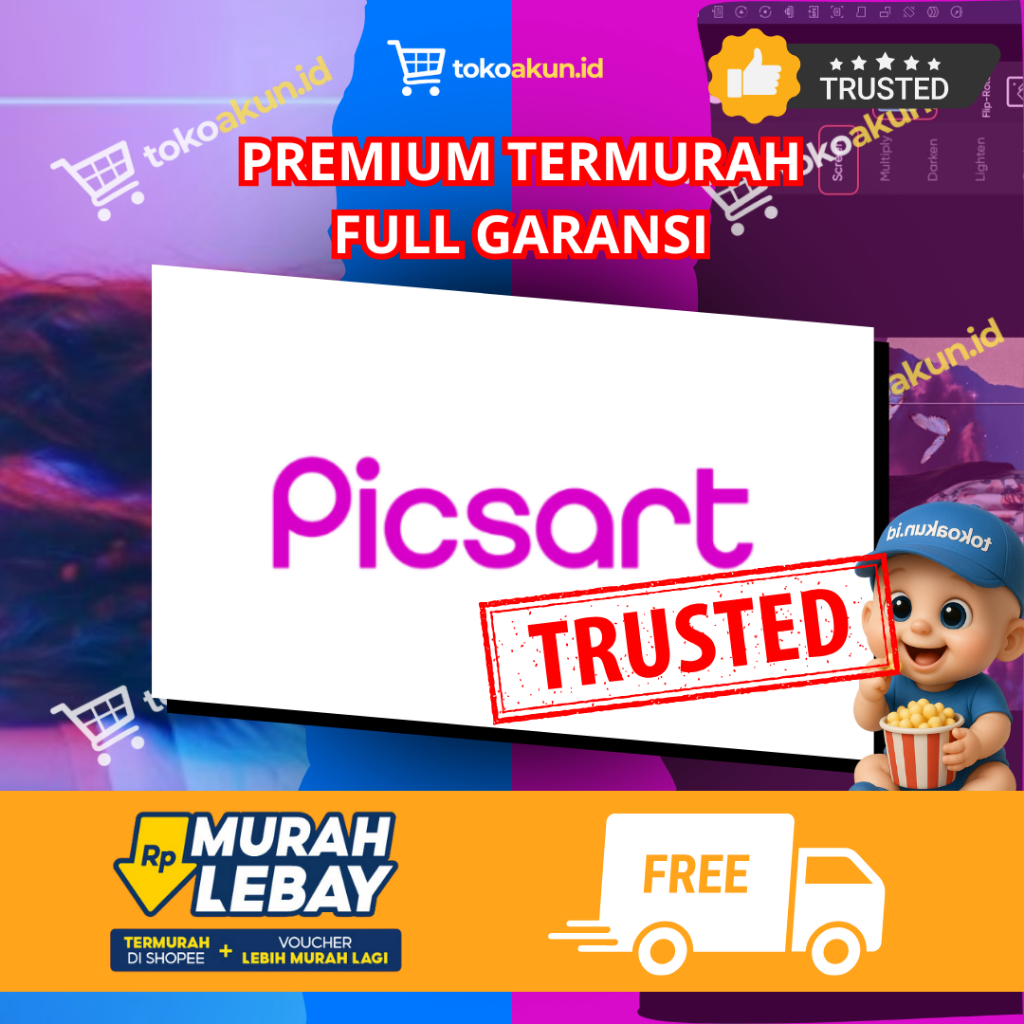 Picsart Pro Gold Termurah Proses Cepat