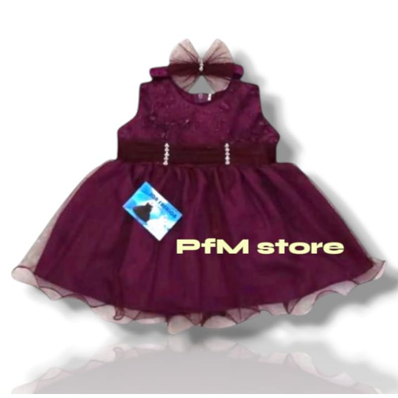 PFM- Drees new model/dress bayi model terbaru untuk usia bayi 0-12bulan/gaun bayi perempuan untuk pe