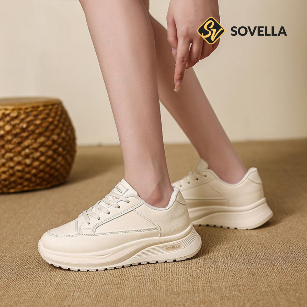 SOVELLA Dianna Sneakers Wanita Sporty Trendi Putih Casual