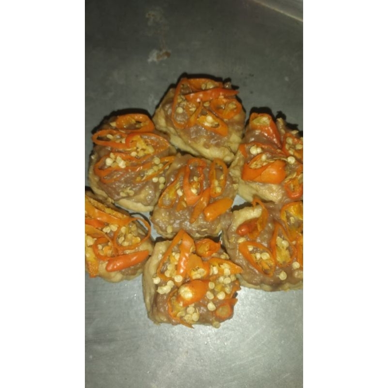 

Tahu Bakso Topping cabai iris