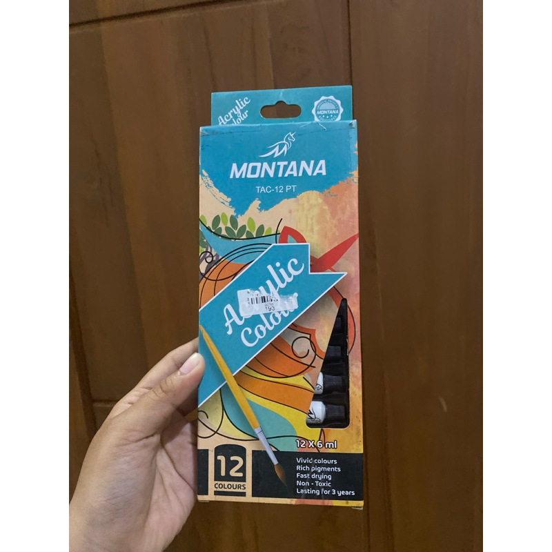 

Cat Acrylic Colour Montana 12 Warna