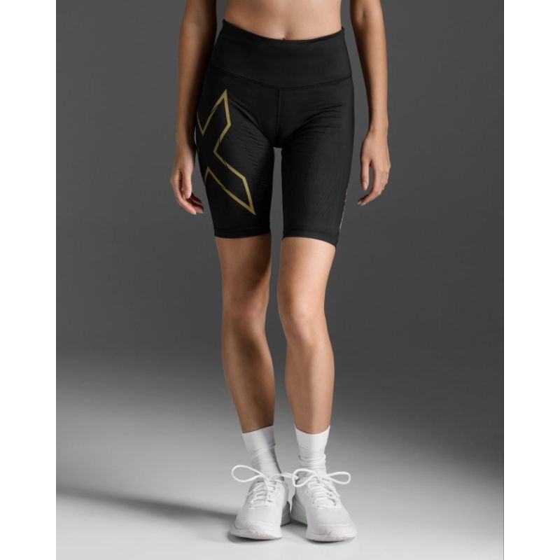 Legging Sport 2XU Women's Light Speed Mid-Rise Compression Shorts ORIGINAL