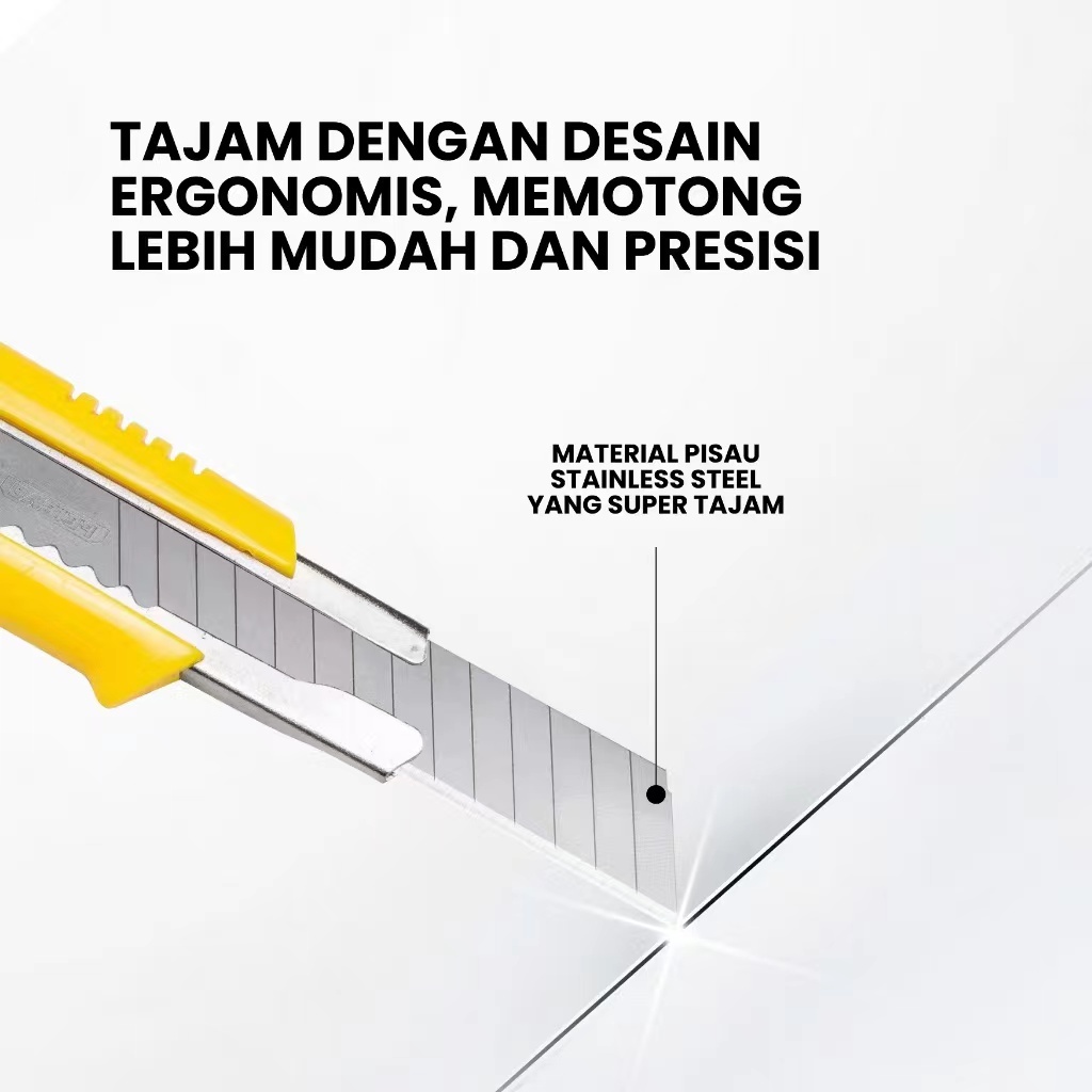 

ABC Penggaris Besi - Ukuran 30 cm, Warna Biru, Material Baja Tahan Karang