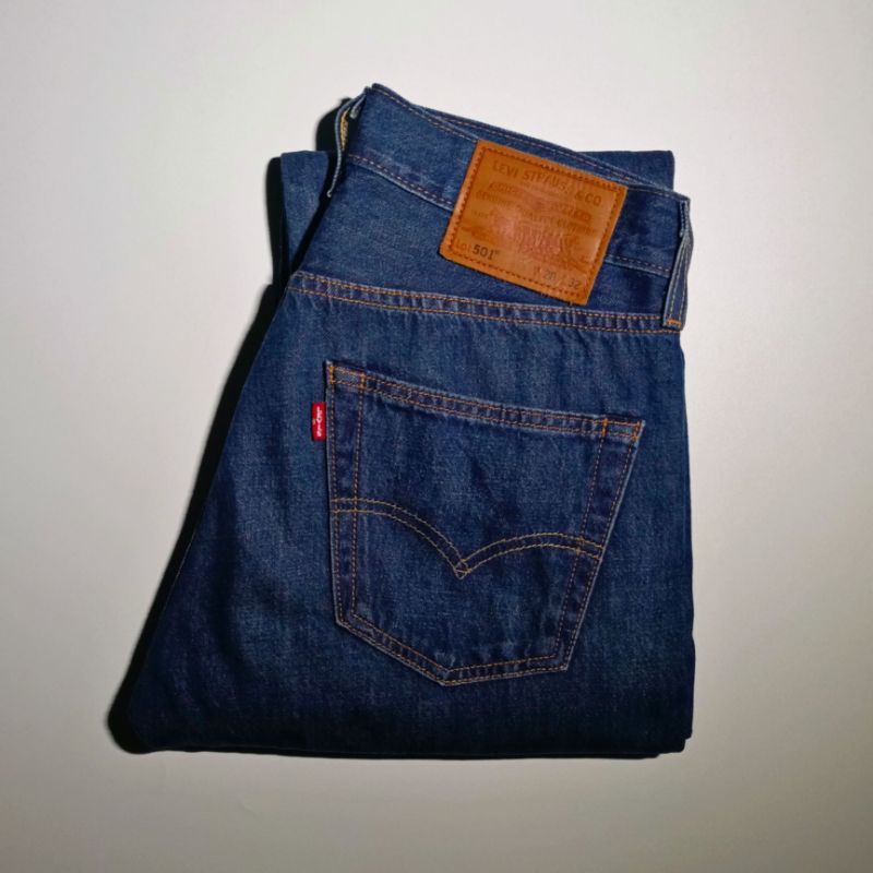 501 Relaxed Dark Blue Jeans Second Original
