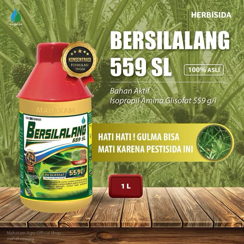 Bersilalang racun rumput sistemik perstisida herbisida isi 1liter