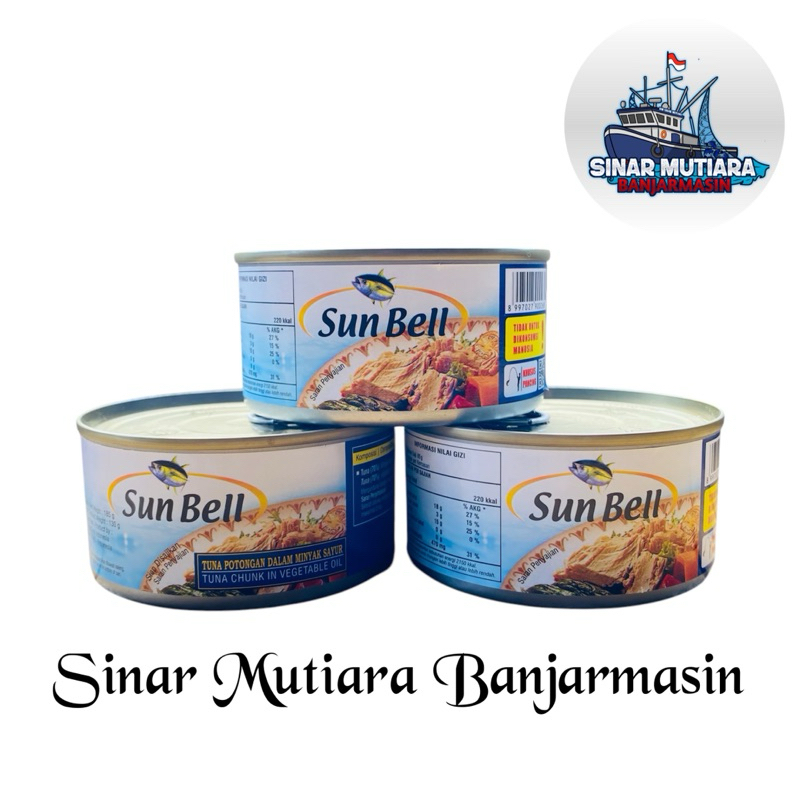 

Sunbell Tuna kaleng vegatable oil 185gr (umpan pancing)
