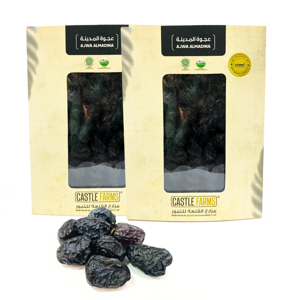 

Ajwa Castle Farms Medium 1 kg / Kurma Ajwa Original Premium / Alelal_Store / Kurma / ELSHANUM GRUP