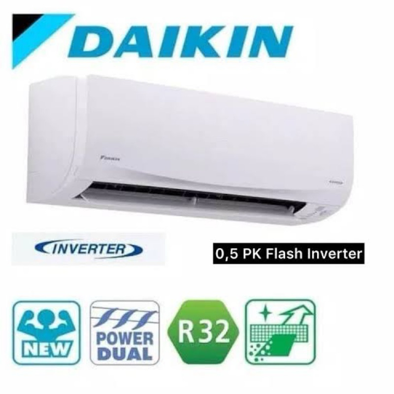ac daikin 1/2pk inverter ac daikin ftq15 flash inverter thailand