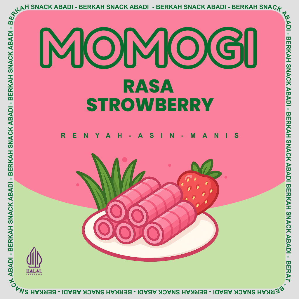 

Momogi Rasa Strowberry 140Gr + Susu Ultra Milk 125Ml