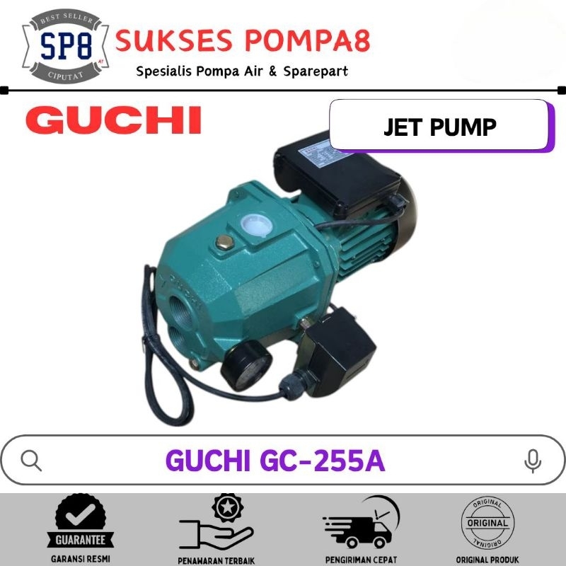 Pompa Air GUCHI GC-255A (NT) Otomatis / Pompa Air Jet Pump