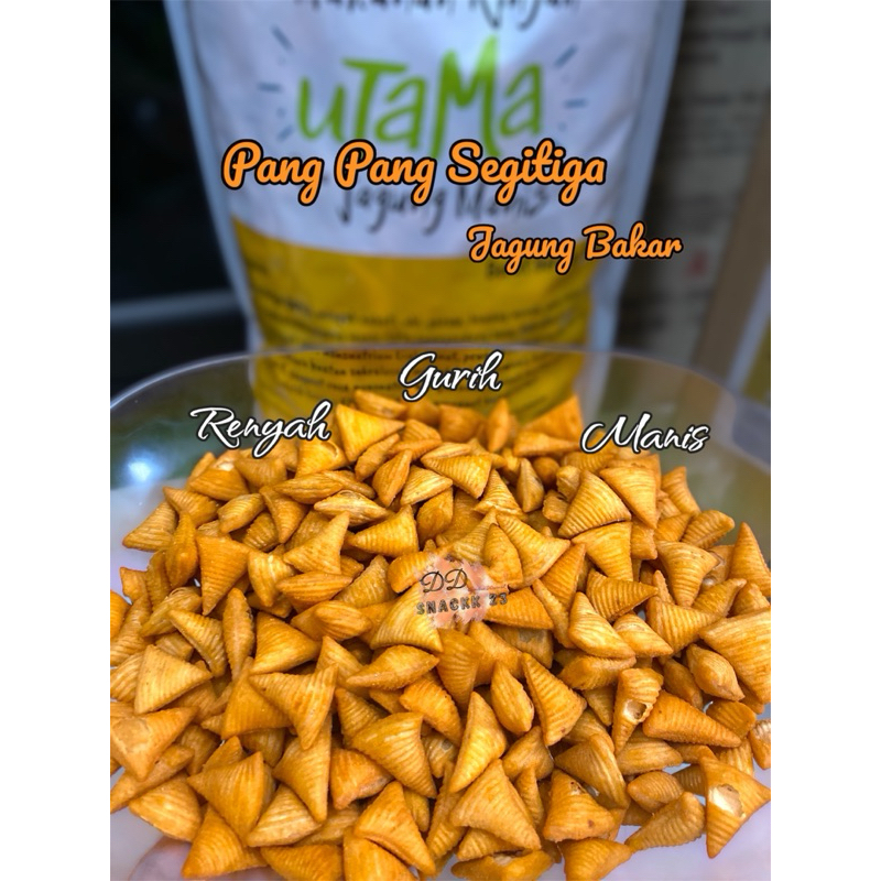 

SNACK PANG PANG JAGUNG BAKAR / PANG PANG SEGITIGA RENYAH GURIH 250GRAM