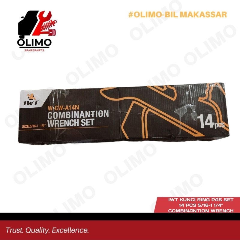 KUNCI RING PAS SET 14 PCS IWT