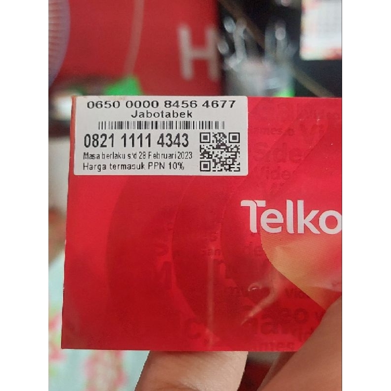NOMOR CANTIK TELKOMSEL PRABAYAR SERI PANCA 11111 ABAB RAPIH - 08X 11111 4343