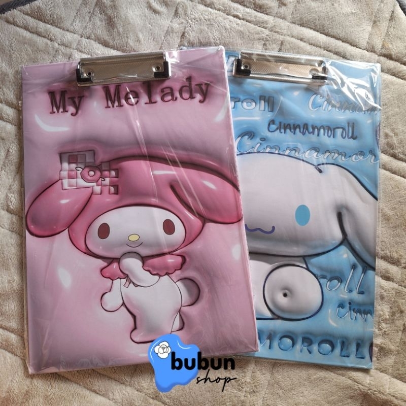 

papan ujian motif 3D karakter