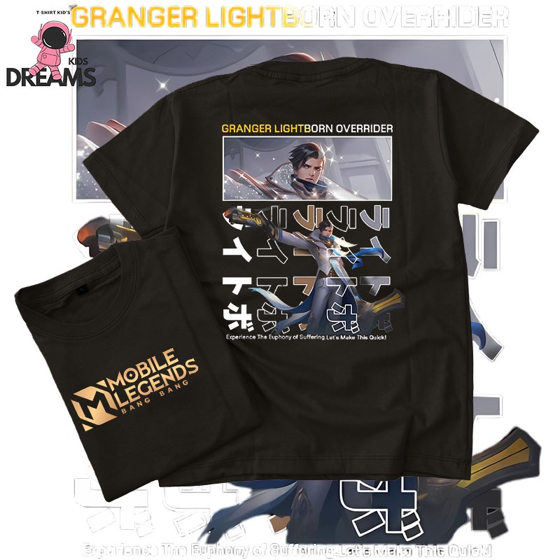 Hero Mobile Legend Granger Kaos Anak Unisex Granger Mobile Legend Bang Bang Dreams Kids