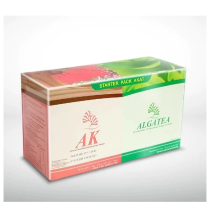 

Paket Akat Temurah - Paket Alga Kirei dan Alga Tea (20 Sachet Alga Kirei + 20 Sachet Alga Tea)