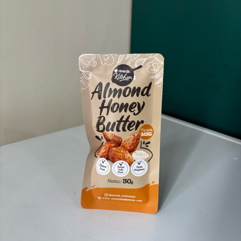 

Almond Honey Butter by Nourish | Kacang Almond Panggang Madu Butter