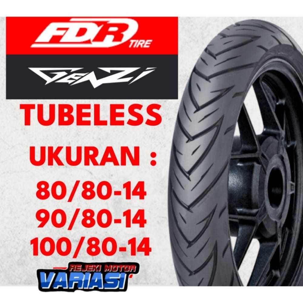 Ban FDR Genzi Ring 14 an Tubeless 80/80-14 , 90/80-14 , 100/80-14 Original FDR Genzi