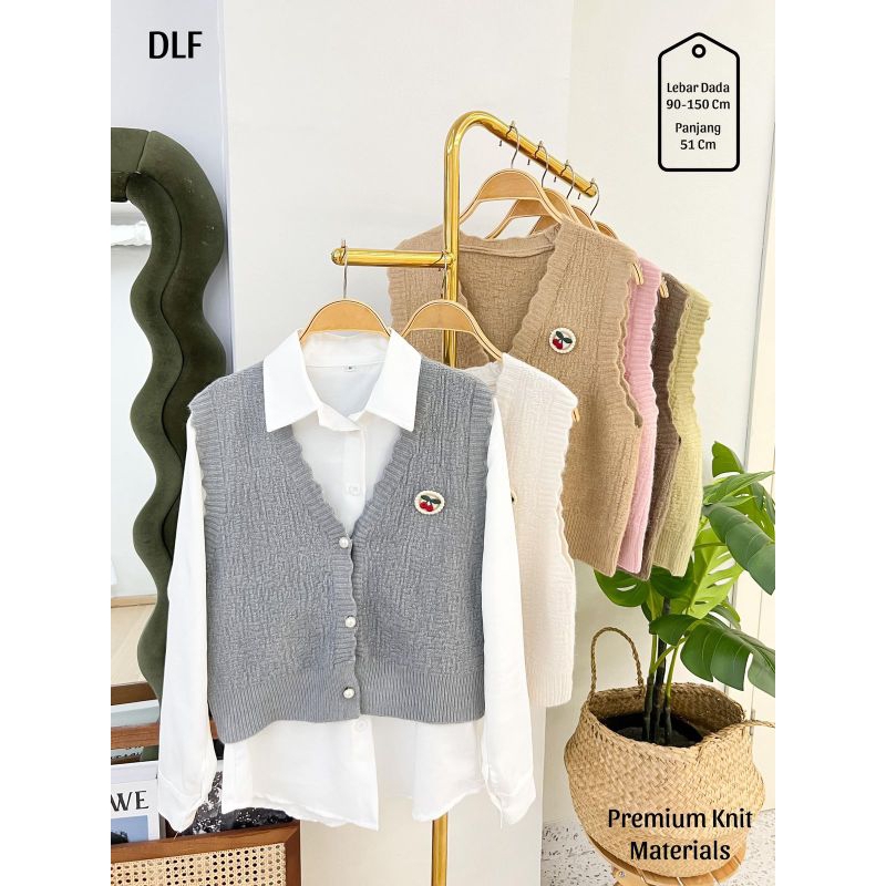 Vest Rajut Bahan Import || Korean Style