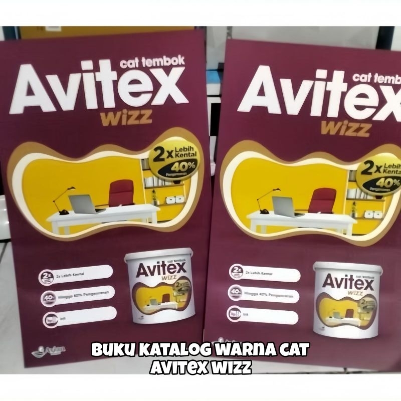 katalog  cat avitex wizz, buku contoh warna cat avitex wizz, katalog warna cat avian, katalog warna 