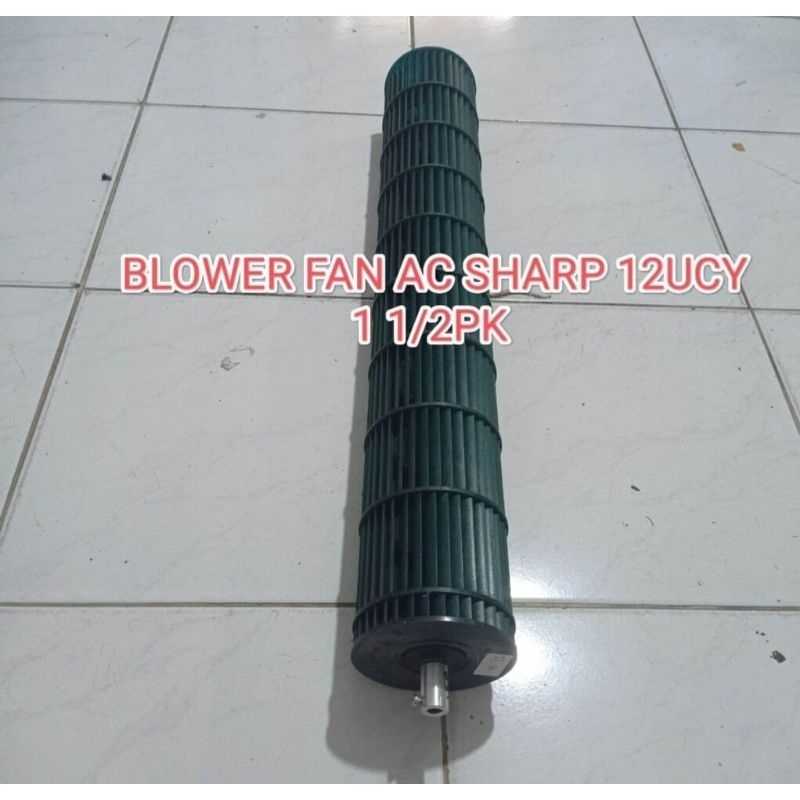 BLOWER FAN INDOOR AC SHARP UCY GREE MOO/3 1,5PK ORIGINAL