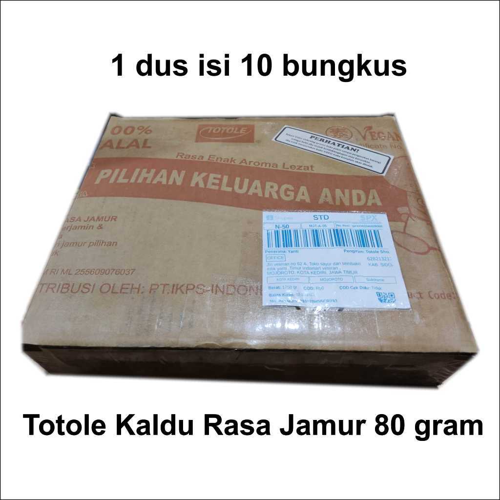 

Totole Kaldu Rasa Jamur 80 gram 1 Dus Kardus Karton isi 10 pcs