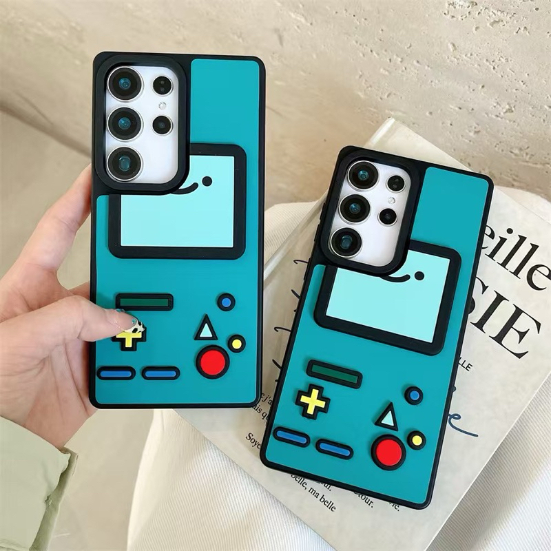 New Case Samsung Galaxy Timbul 3D Nintendo Gameboy Cute Silicone Imut Hp Lucu Bahan TPU Casing For S