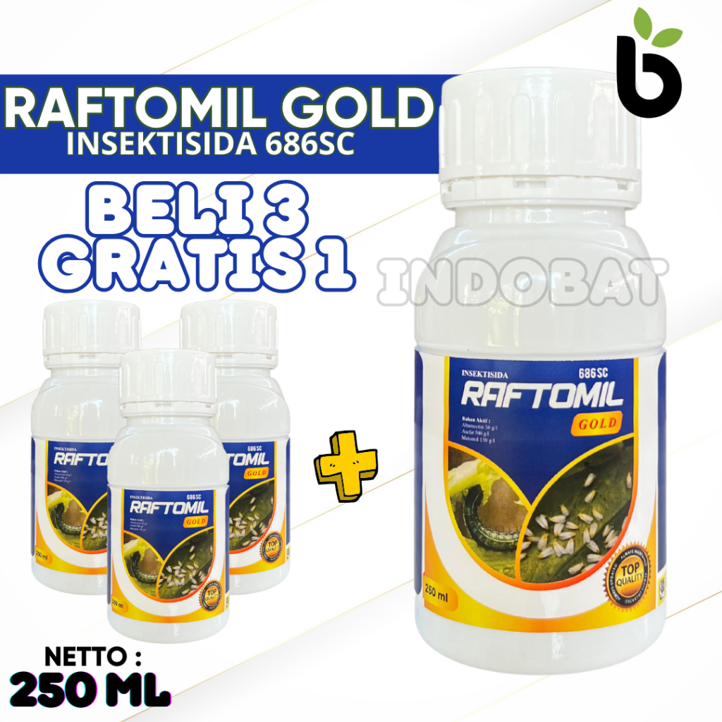 Insektisida Raftomil Gold 250ML Formula Baru Basmi Hama Lebih Cepat