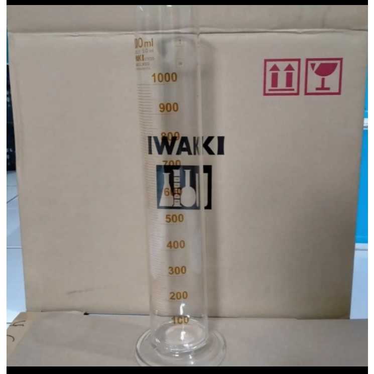 Measuring Cylinder / Gelas Ukur Kaca 1000ML Iwaki