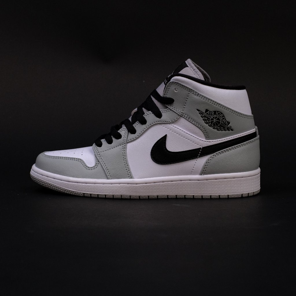 Nike Air Jordan 1 Mid Light Smoke Grey Original