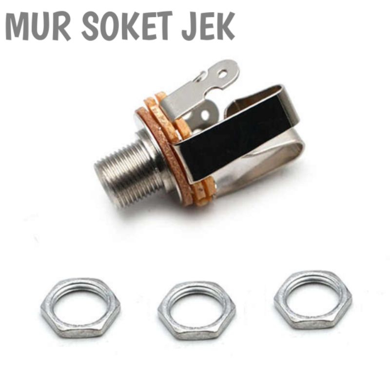 MUR SOKET JACK GITAR FEMALE MUR JACK GITAR AKUSTIK ELEKTRIK