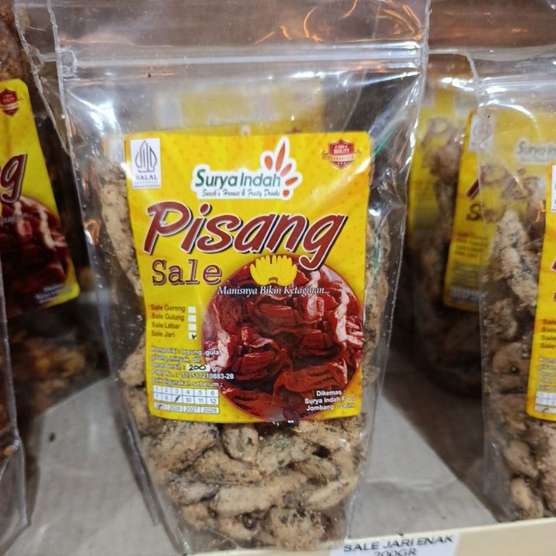 

Pisang Sale Jari Enak 200gr kwalitas Premium Surya Indah Jombang