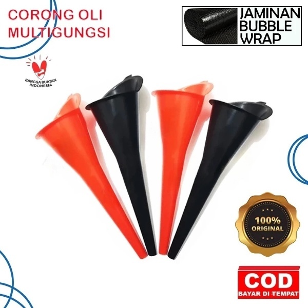 Corong Oli Minyak Air Bensin Radiator Plastik Serbaguna / Corong Oli