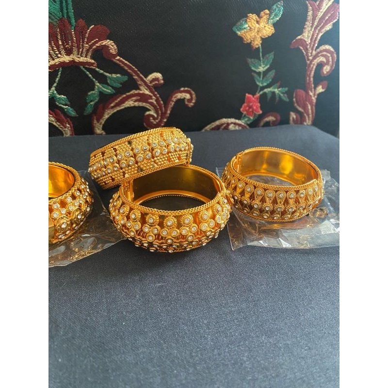 RB TERBARUGelang dubai/gelang penganting/gelang India dubai emas/gelang india model bukaan