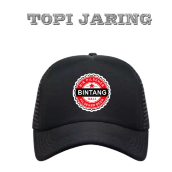 Topi Truker Bintang bali Premium