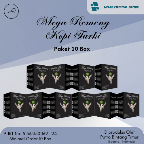 

MEGA REMENG - Kopi Turki Paket 10 Box (50 Sachet) - Original