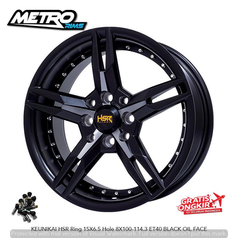 NEW MODEL VELG RACING RING 15 UNTUK MOBIL AGYA AYLA KARIMUN VIOS JAZZ VTEC VELK HSR KEUNIKAI R15X65