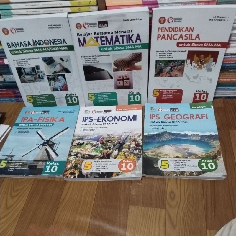 BUKU SMA KURIKULUM MERDEKA KELAS 10 / 11 YRAMA WIDYA - Bahasa Indonesia - Matematika - Pendidikan Pa