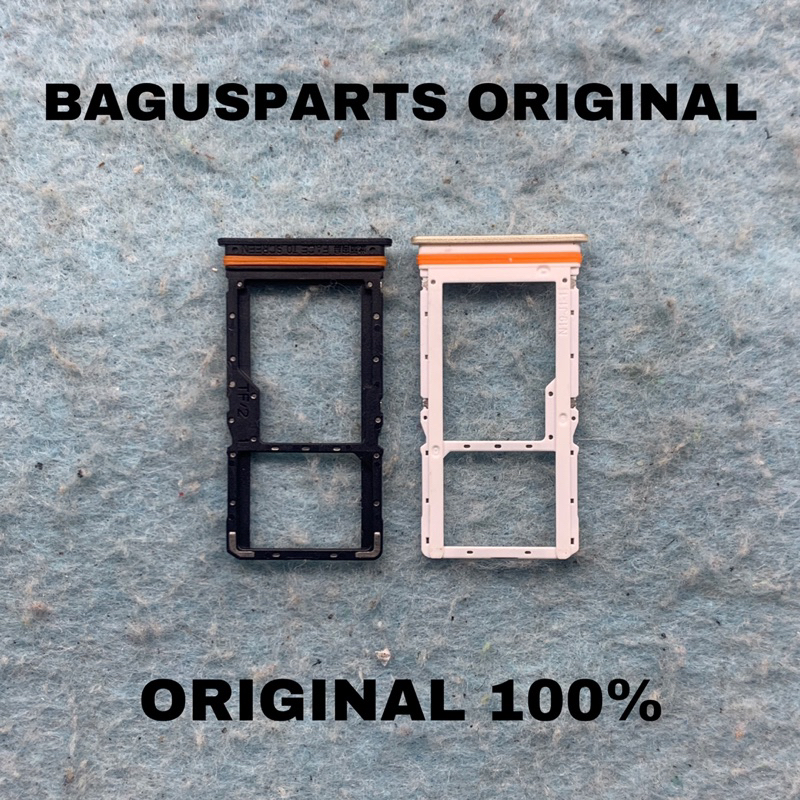 SIM TRAY SLOT SIM LOCK CARD TEMPAT KARTU XIAOMI POCO POCOPHONE M6 ORIGINAL COPOTAN