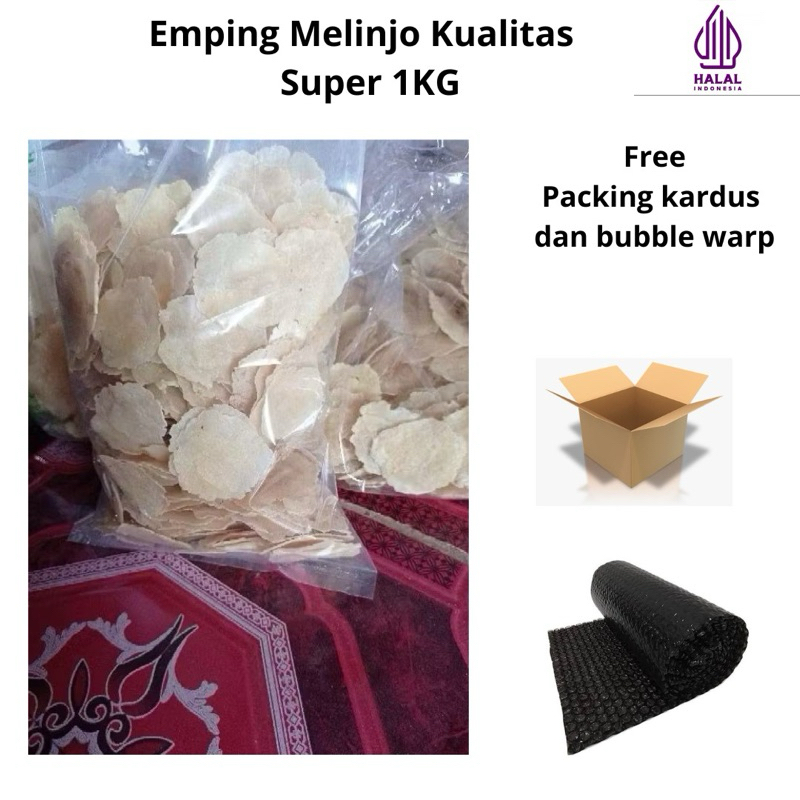 

Emping Melinjo Super 1KG – Renyah, Gurih, Tanpa Pengawet – Oleh-Oleh Tradisional Asli Banten