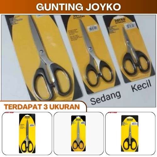 

Gunting Pemotong Kertas Joyko Tajam Besar Sedang dan Kecil