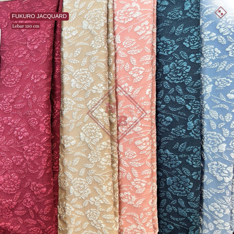 KAIN BAHAN JAGUARD EMBOS/KAIN FUKURO 3D/JACQUARD EMBOS 3D
