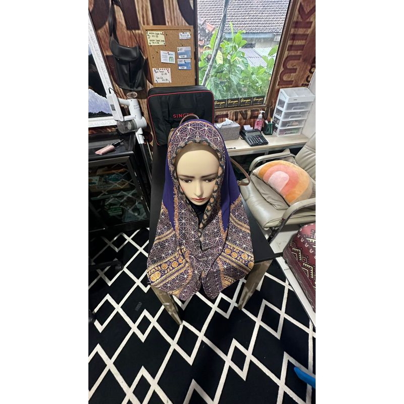 Jilbab glamazone /hijab segiempat/jilbab Lampung