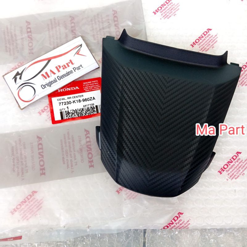 TAIL COVER TUTUP SAMBUNGAN BODY BELAKANG JOK CB150 VERZA CB 150 77230-K18-960ZA AHM