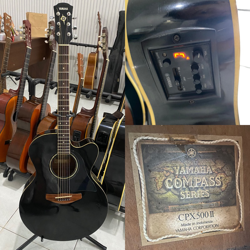 GITAR AKUSTIK ELEKTRIK SECOND ORIGINAL YAMAHA CPX500II