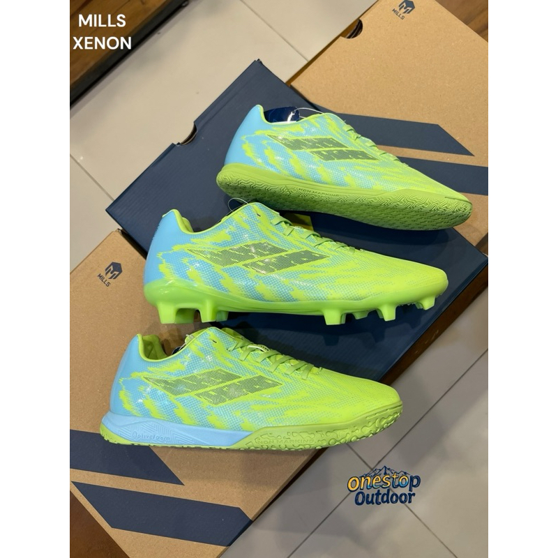 MILLS XENON Original - Sepatu Bola Mills Xenon - Sepatu Futsal Mills Xenon - Sepatu Mini Soccer Mill